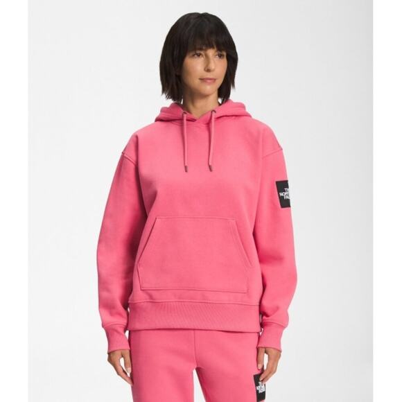 The North Face Heavyweight Box Fleece Hoodie Pink - Picture 1 of 10